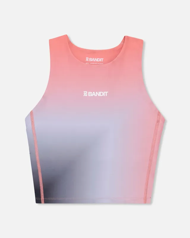 Stamina™ Race Crop - Thistle Print sold by Bandit Running