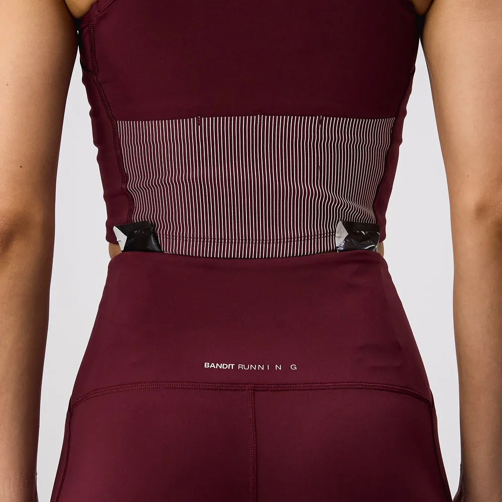 Stamina™ High Waist 5" Women's Compression Shorts - Port sold by Bandit Running product image thumbnail 3