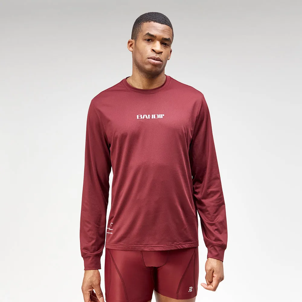 NanoMesh™ "Distance" Long Sleeve, Unisex - Port sold by Bandit Running product image thumbnail 2