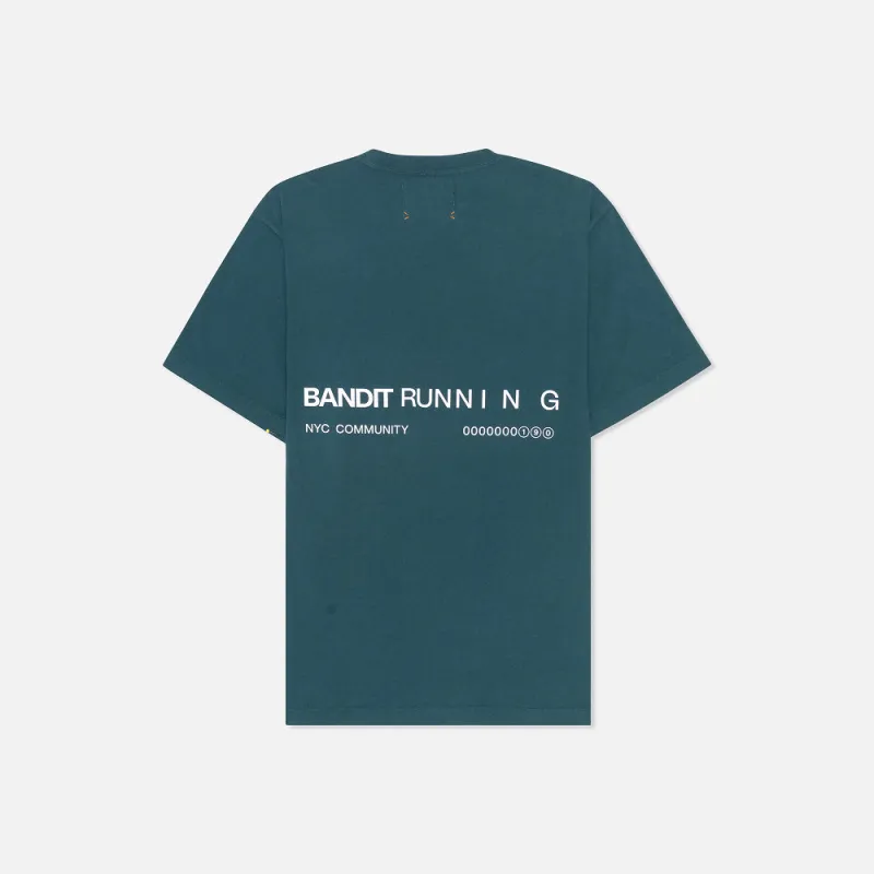 The Community Cotton Tee, Unisex - Pine sold by Bandit Running
