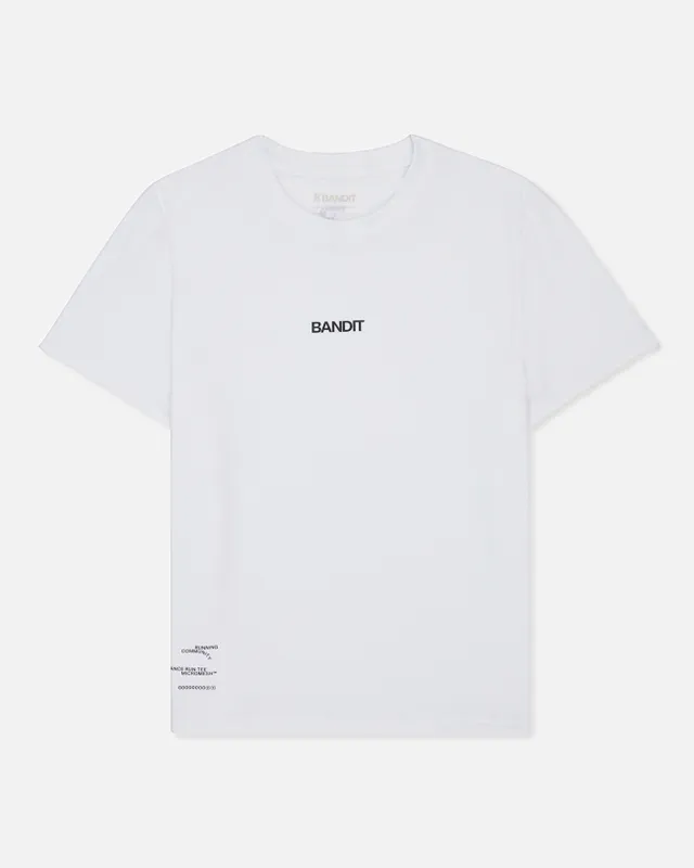 Micromesh™ Women's Relaxed Tee - White sold by Bandit Running