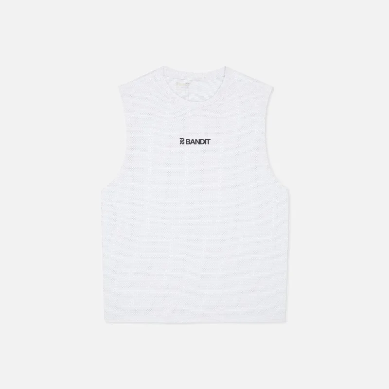 NanoMeshâ„¢ Men's Run Tank - White made by Bandit Running
