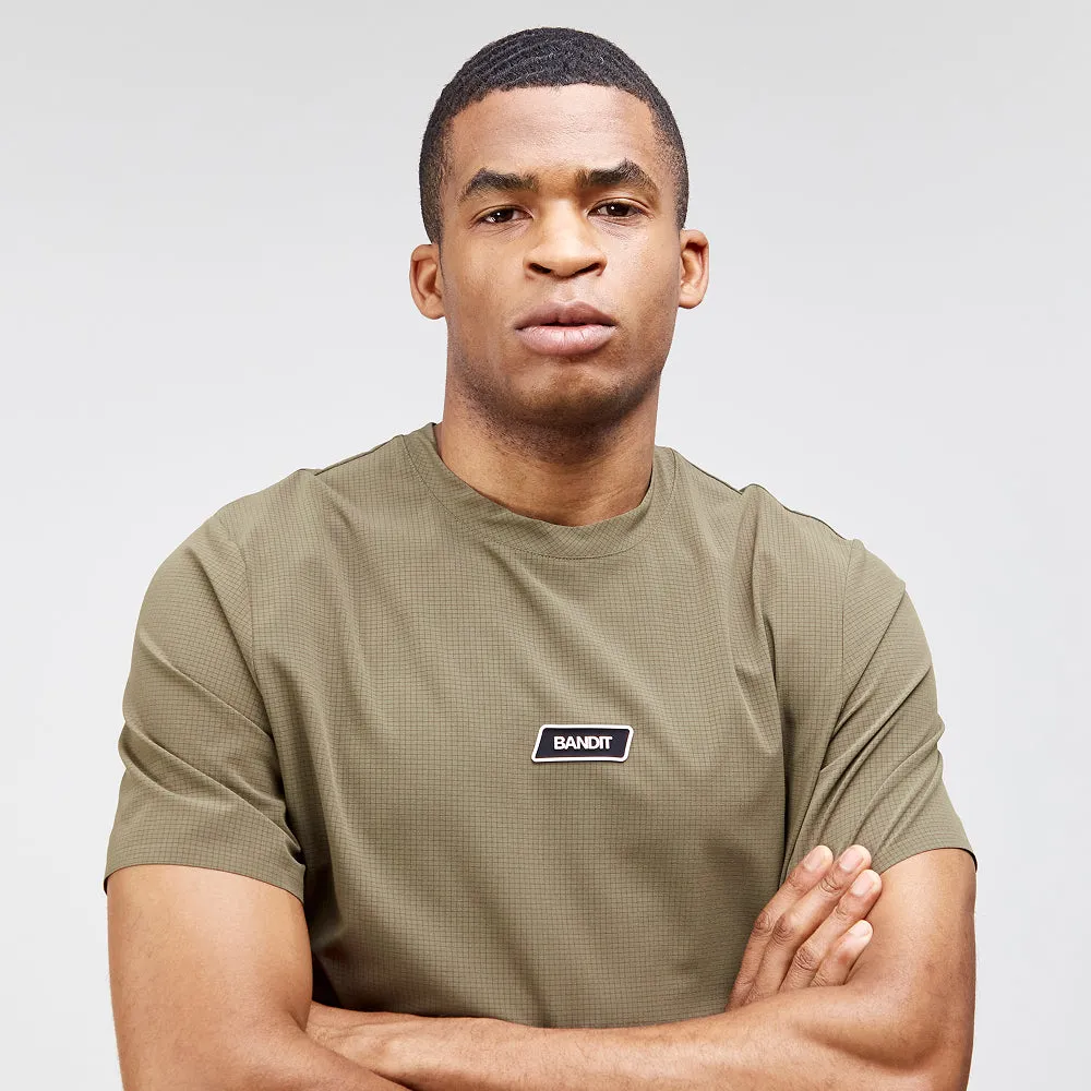 MicroGrid™ Proto Tee - Dark Fatigue sold by Bandit Running product image thumbnail 2