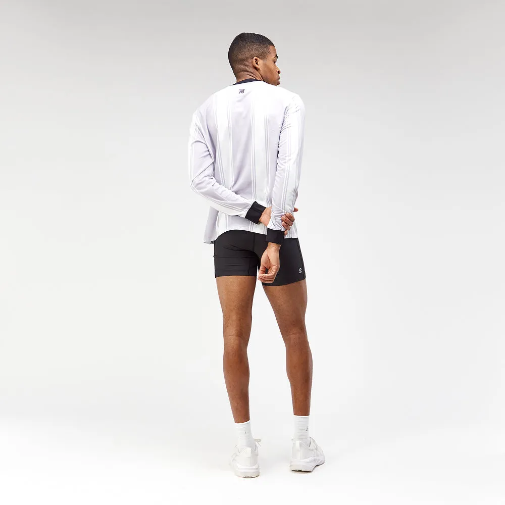 Jacquard "BR" Long Sleeve - Unisex, Lilac Tint sold by Bandit Running product image thumbnail 5