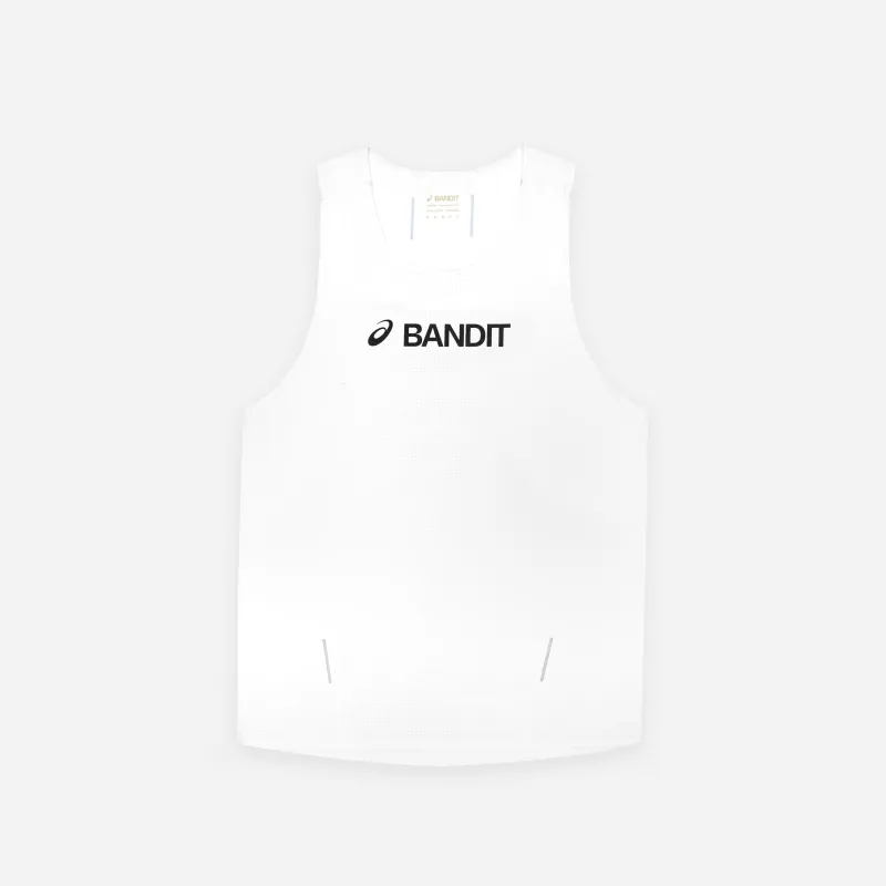 Vento™ Performance Singlet, White - Bandit x ASICS made by Bandit Running