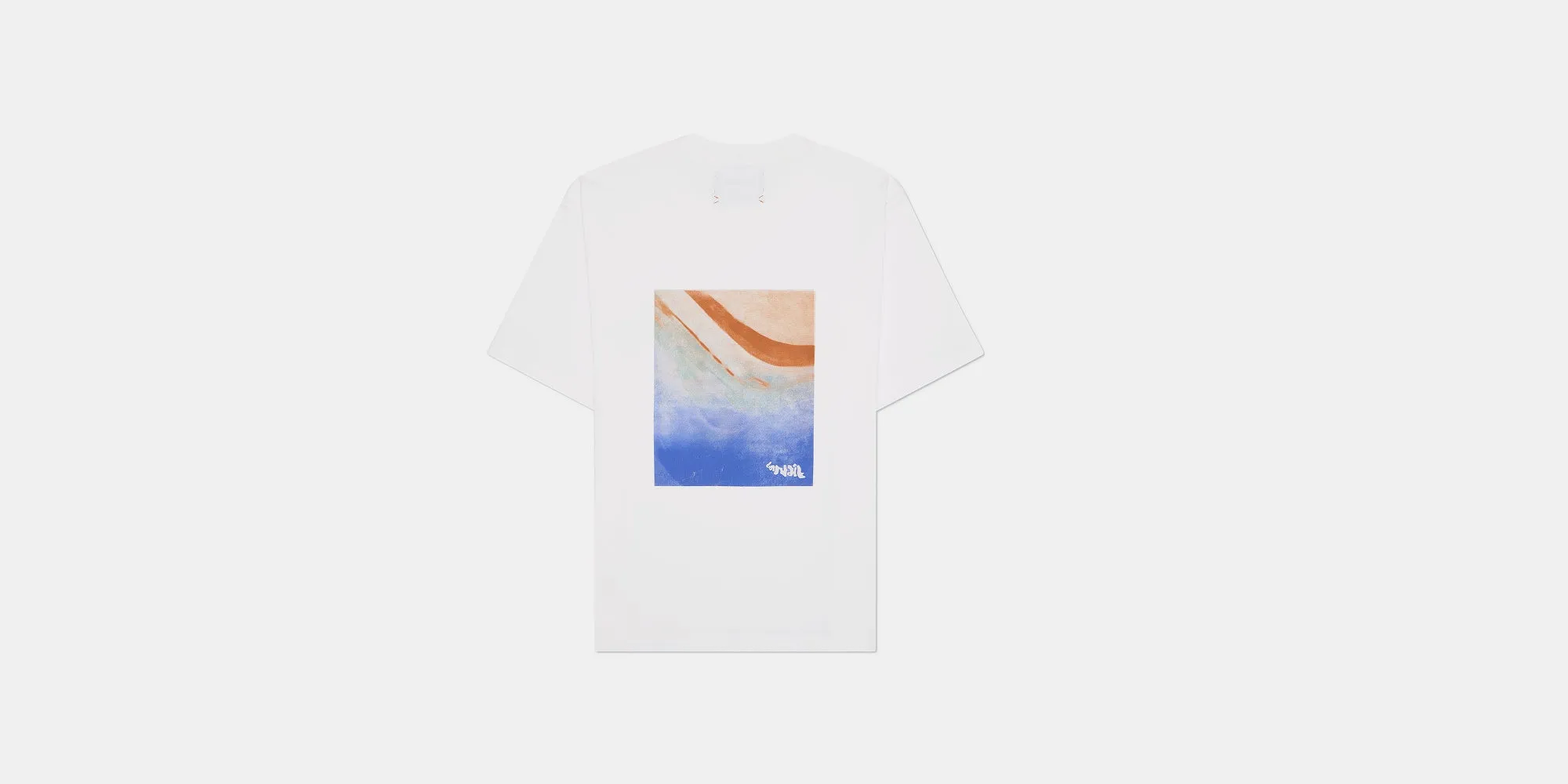Tagus Cotton Tee, Unisex - White sold by Bandit Running product image thumbnail 3