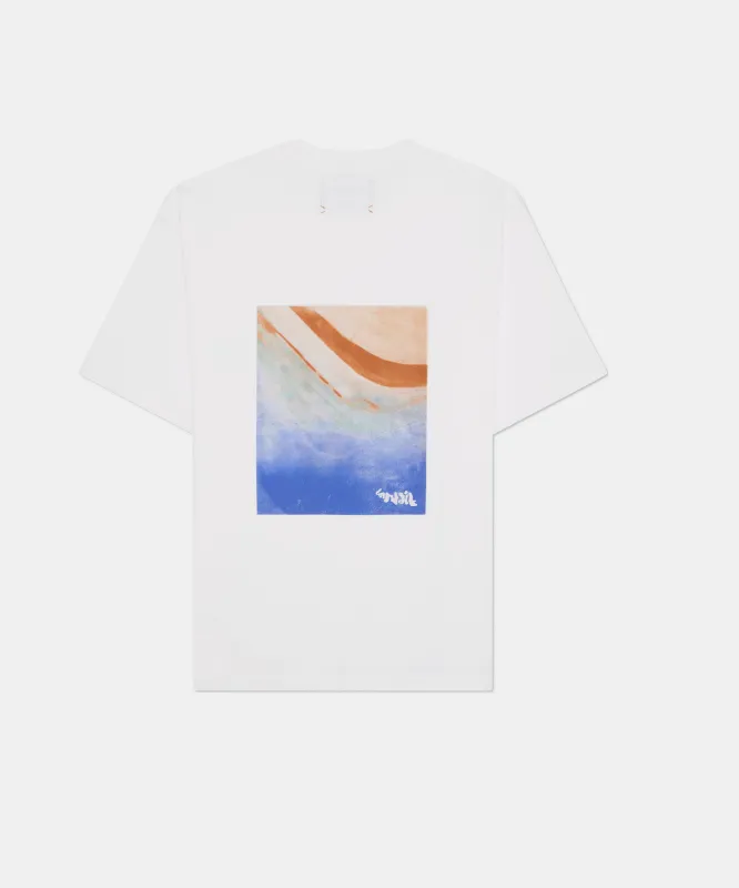 Tagus Cotton Tee, Unisex - White sold by Bandit Running