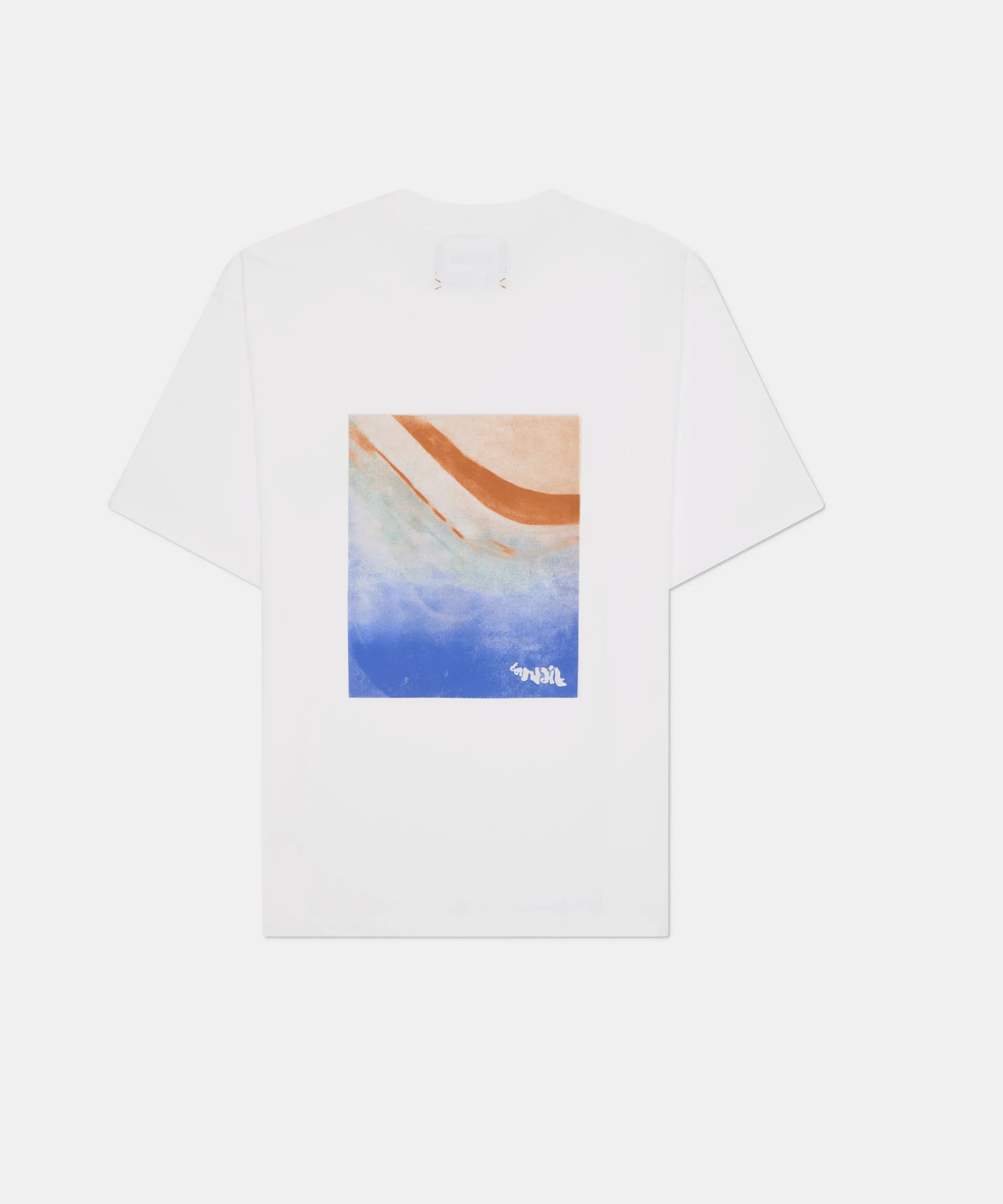 Tagus Cotton Tee, Unisex - White sold by Bandit Running