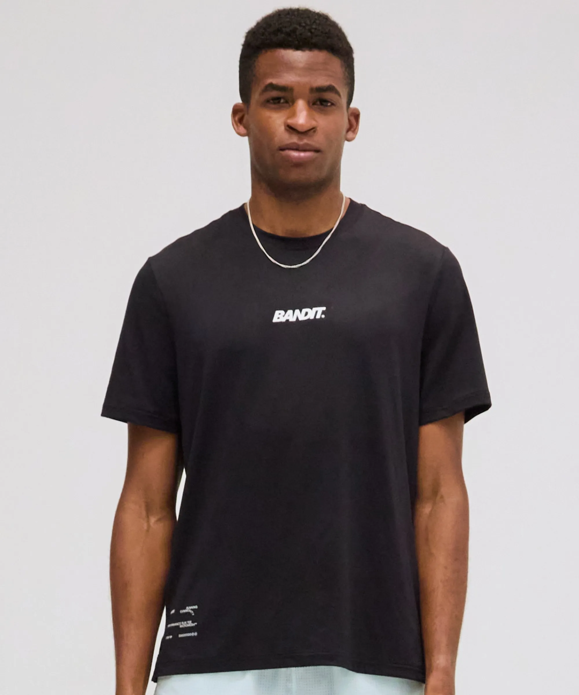 Men's Micromesh™ Run Tee - Black sold by Bandit Running product image thumbnail 2