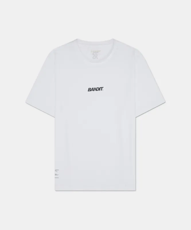 Men's Micromesh™ Run Tee - White sold by Bandit Running