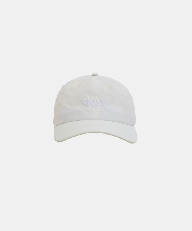 Embroidered Bandit Nylon Dad Hat - White sold by Bandit Running