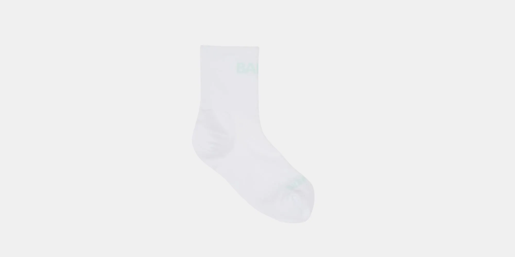 Lite Run™ Socks - White with Minty Blue (2 Pack) sold by Bandit Running product image thumbnail 3