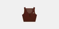Stamina™ Vela Race Crop - Coffee Bean sold by Bandit Running