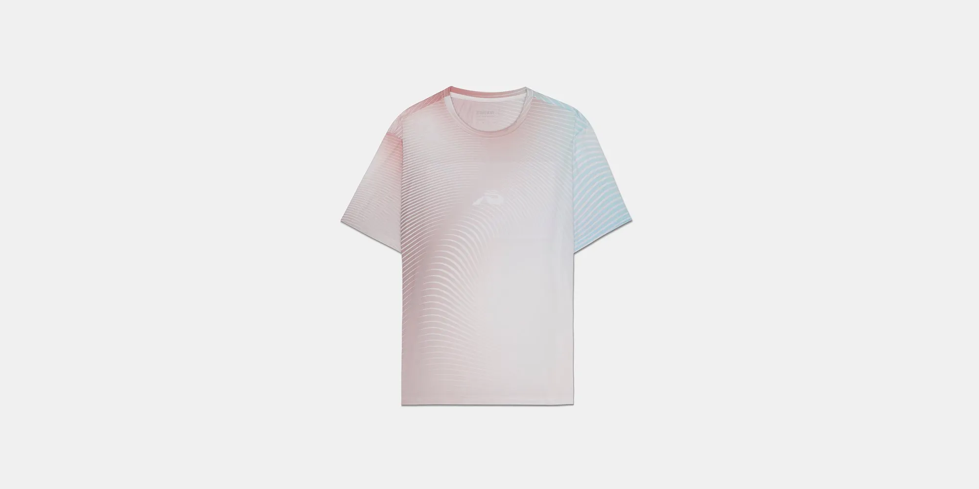 Drift™ Mirage Performance Tee - Minty Blue Print sold by Bandit Running product image thumbnail 4