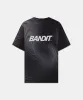 Drift™ Mirage Performance Tee - Black with Chalk Print sold by Bandit Running