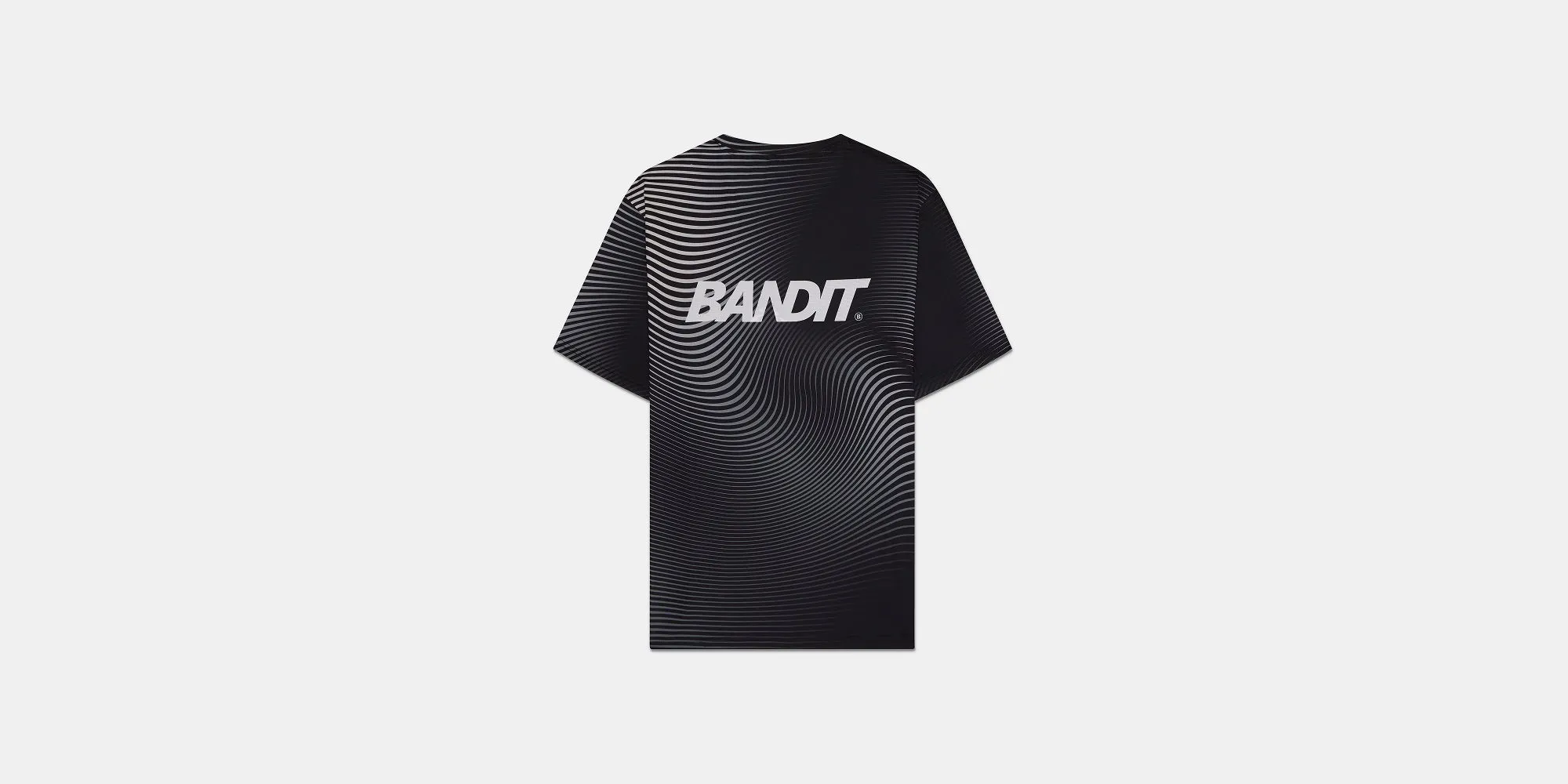 Drift™ Mirage Performance Tee - Black with Chalk Print sold by Bandit Running product image thumbnail 4