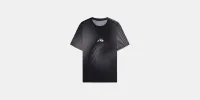 Drift™ Mirage Performance Tee - Black with Chalk Print sold by Bandit Running