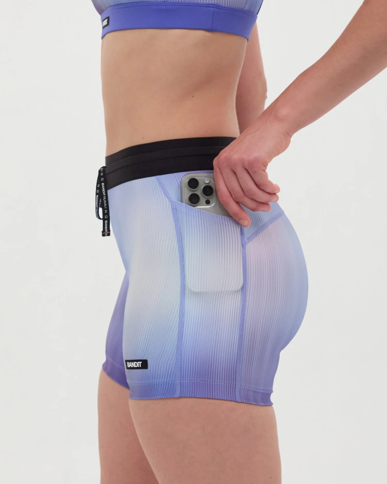 Cadence™ 5" Compression - Deep Peri Blue Gradient sold by Bandit Running product image thumbnail 2