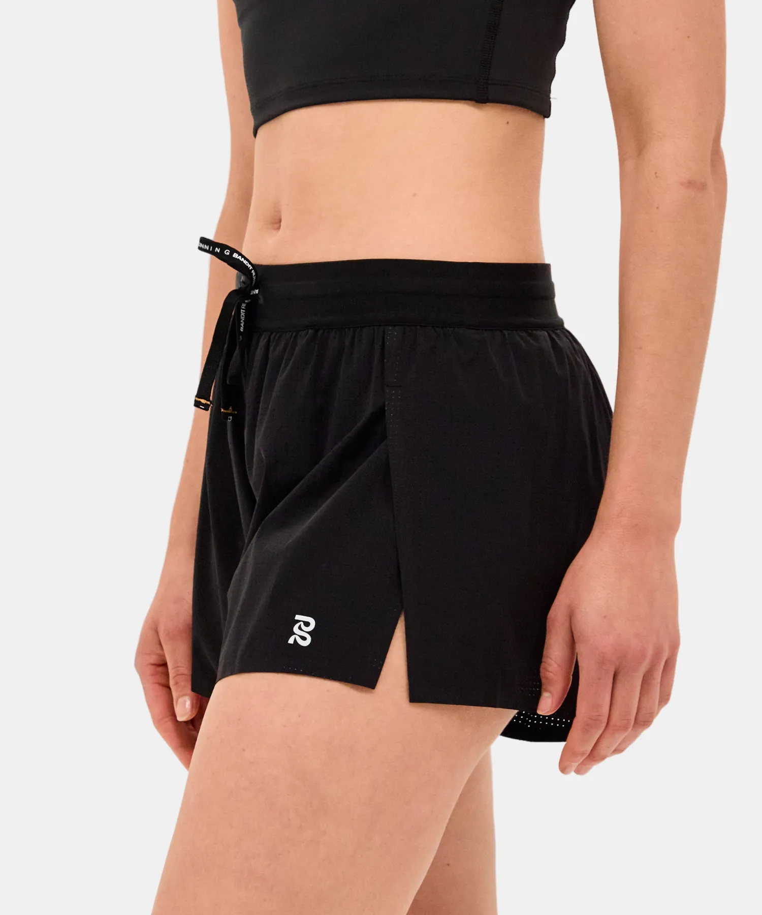 Women's Vento™ 3" Split Short - Black sold by Bandit Running product image thumbnail 2