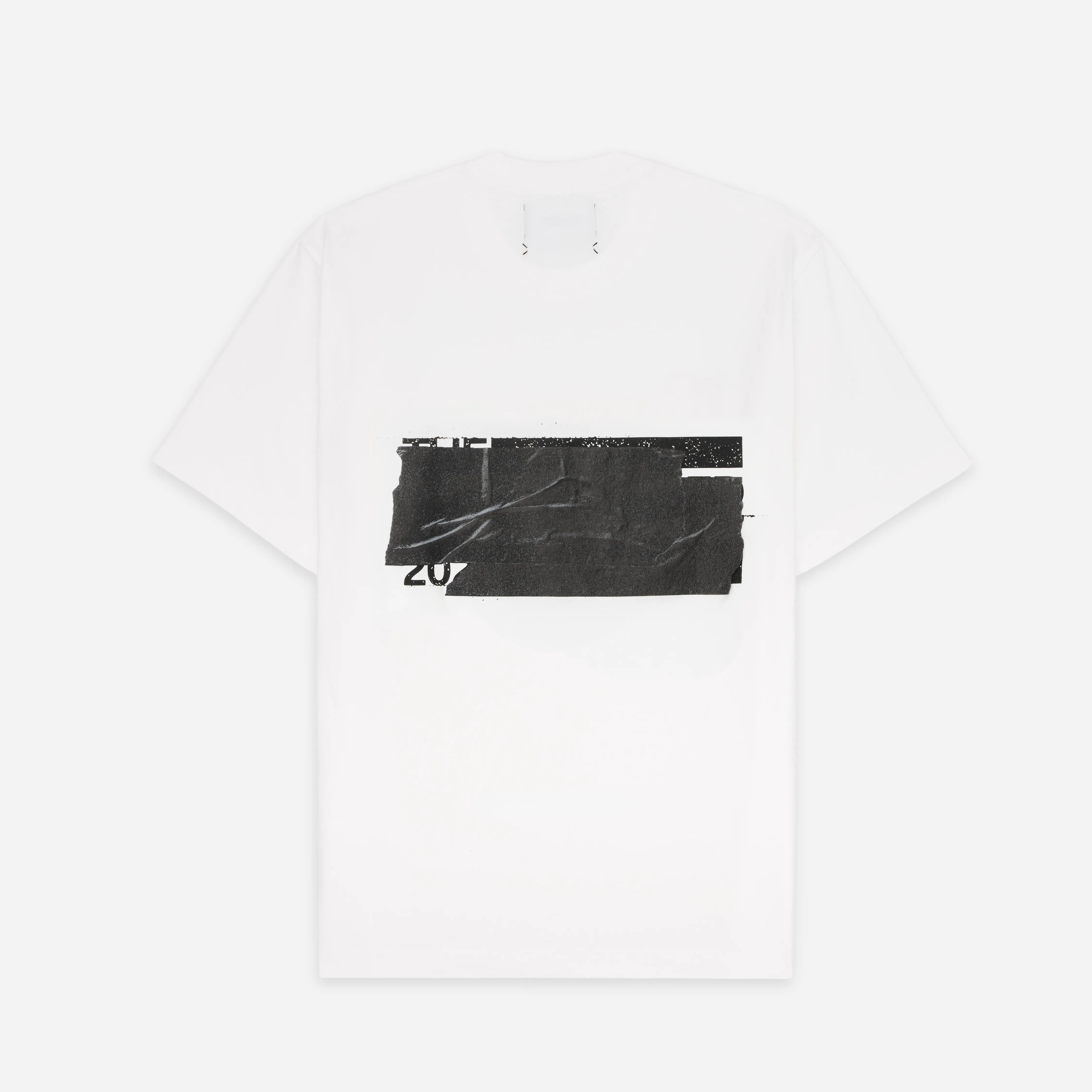 The Unsponsored Project Cotton Tee, Unisex - White sold by Bandit Running product image thumbnail 2