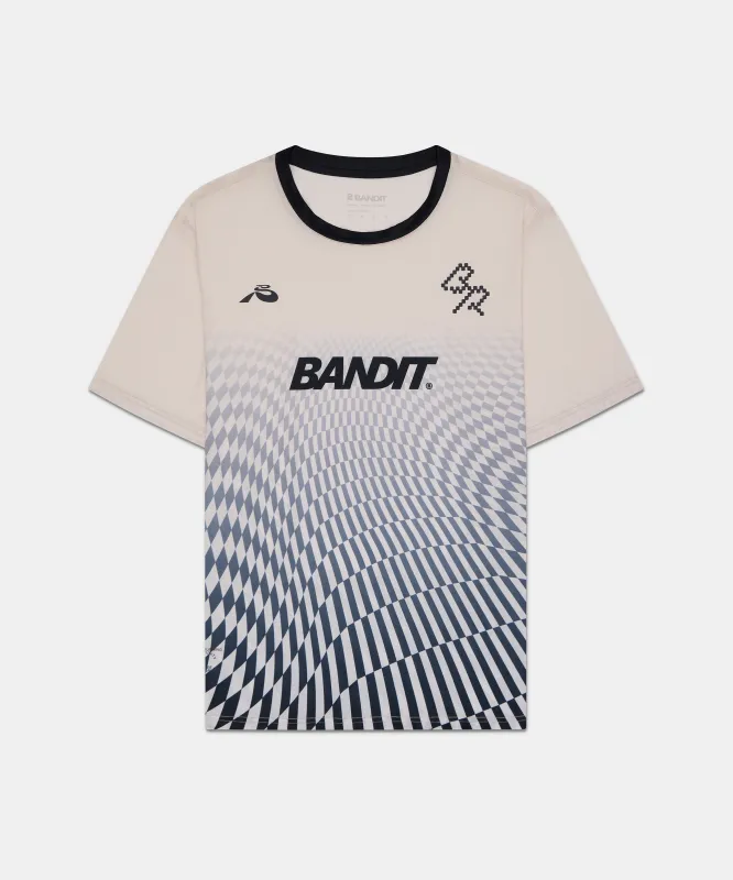 Drift™ Mosaic Performance Tee - Chalk sold by Bandit Running