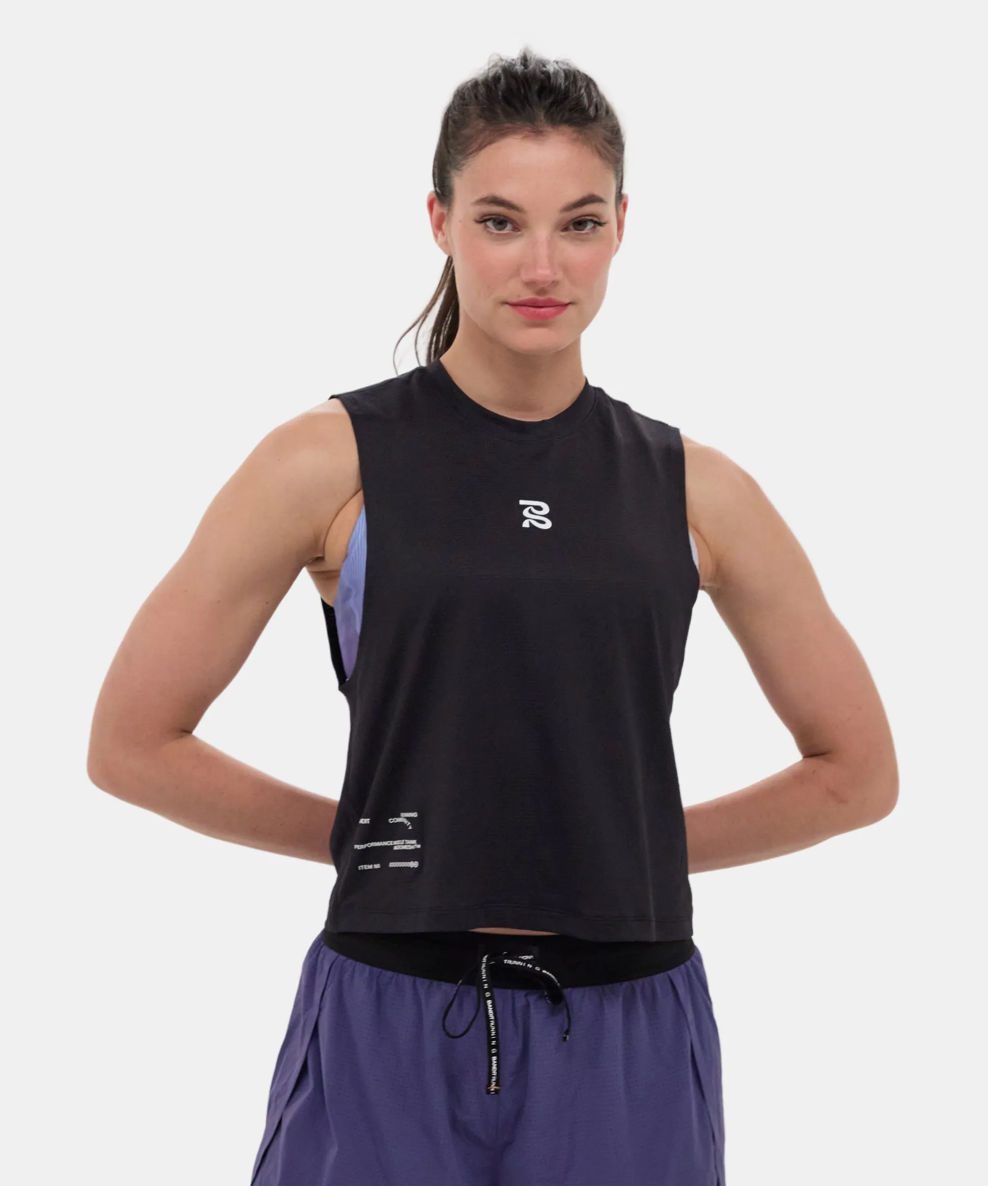 Women's Micromesh™ Run Tank - Black sold by Bandit Running product image thumbnail 2