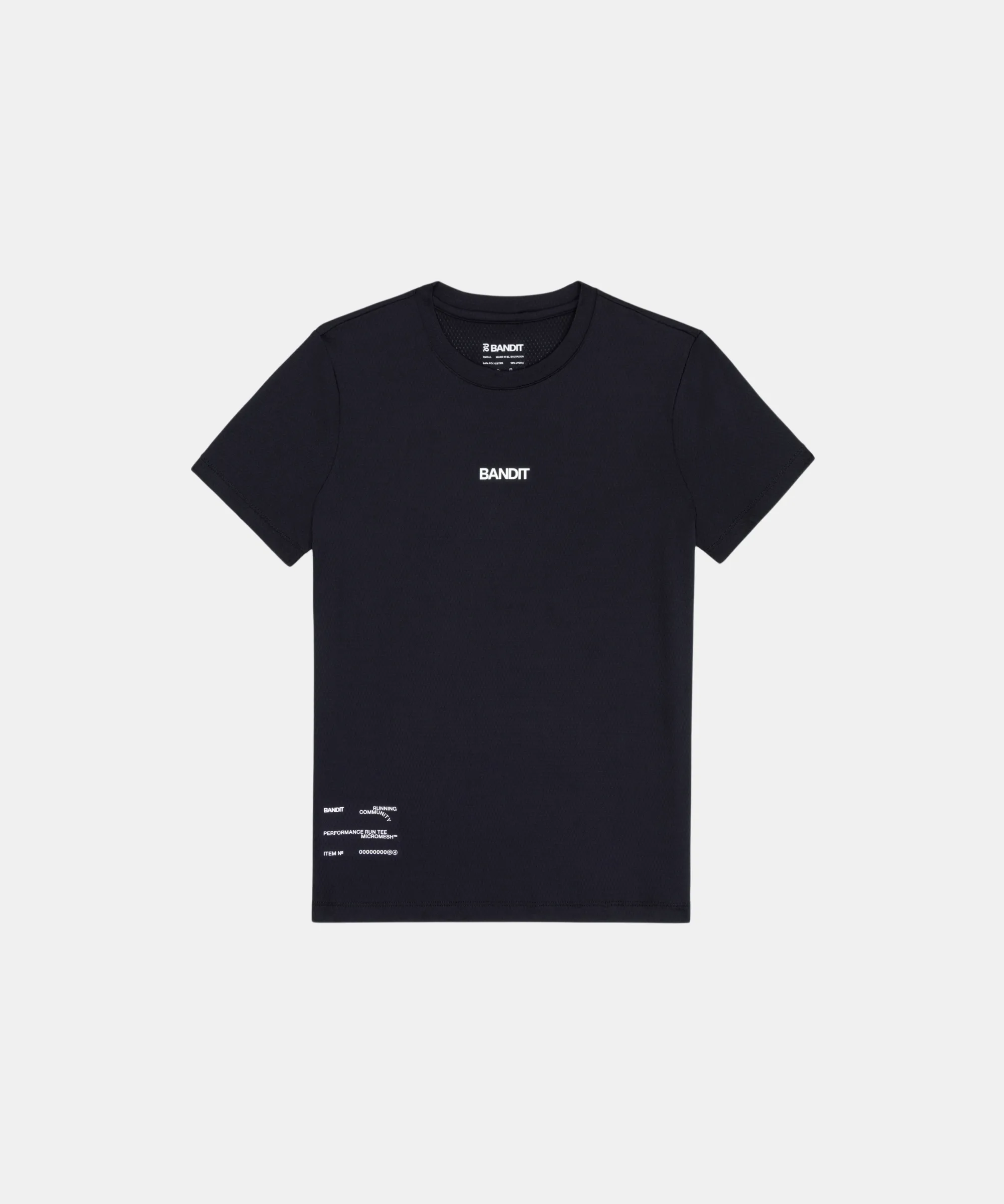 Women's Micromesh™ Run Tee - Black sold by Bandit Running