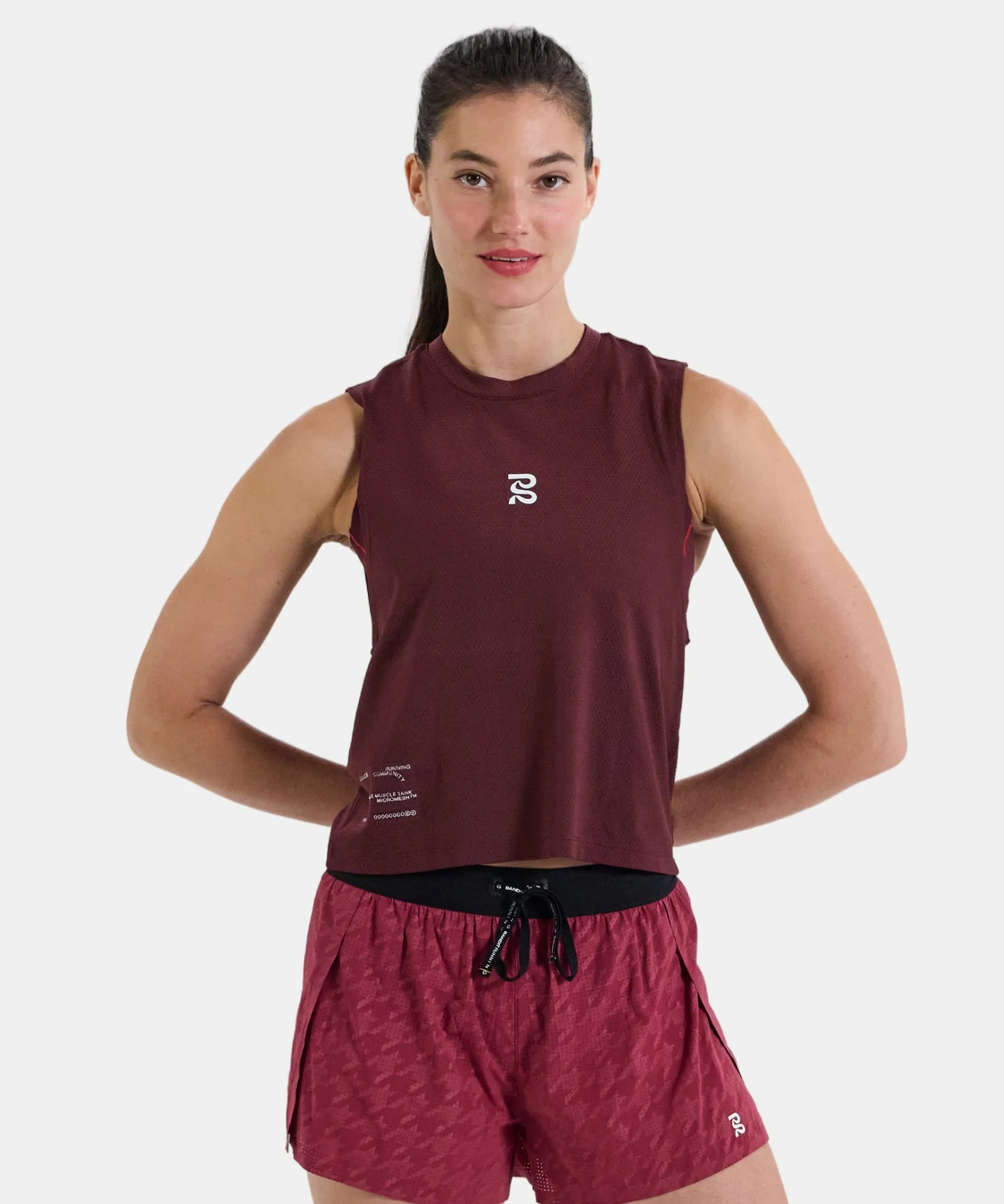 Women's Micromesh™ Run Tank - Fig sold by Bandit Running product image thumbnail 2
