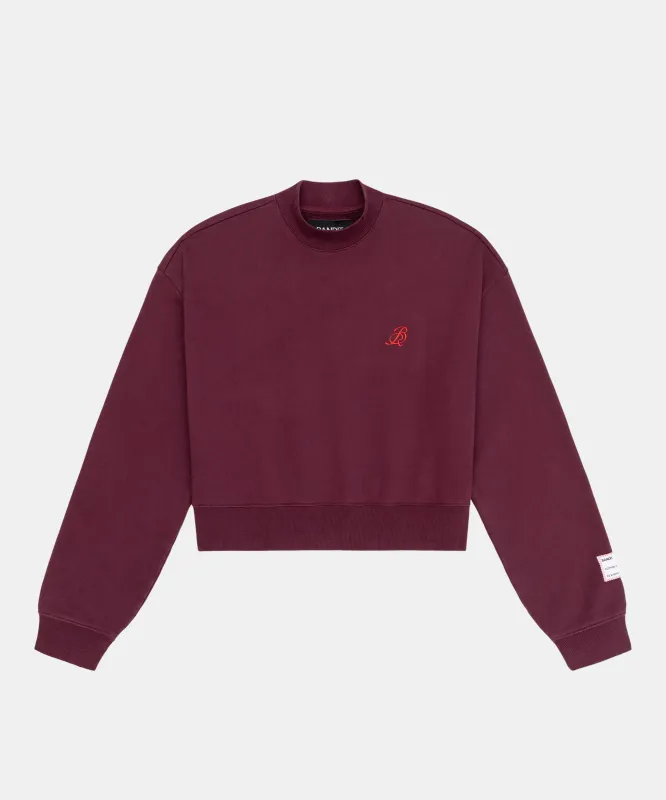 Cropmock™ Pullover - Fig sold by Bandit Running