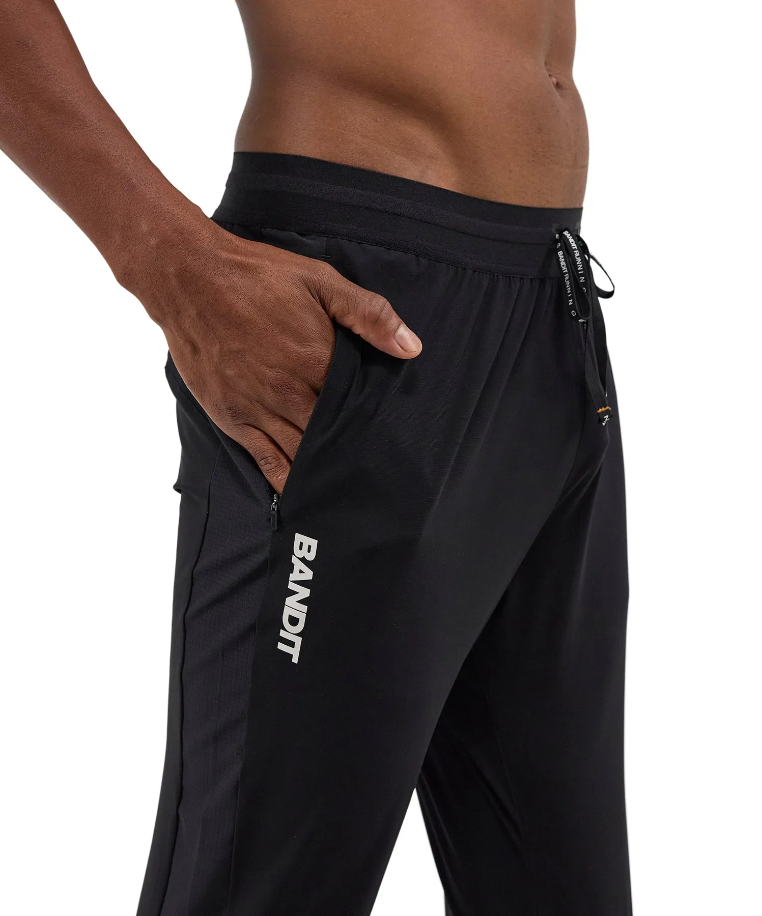 Men's Performance Distance Run Pant - Black sold by Bandit Running product image thumbnail 2