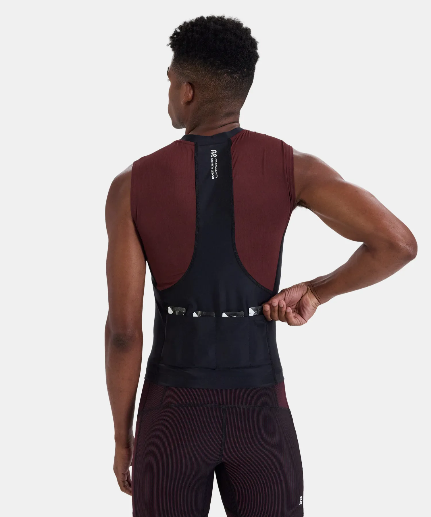 Ares™ & Superbeam™ Distance Sleeveless Quarter Zip - Fig sold by Bandit Running product image thumbnail 2