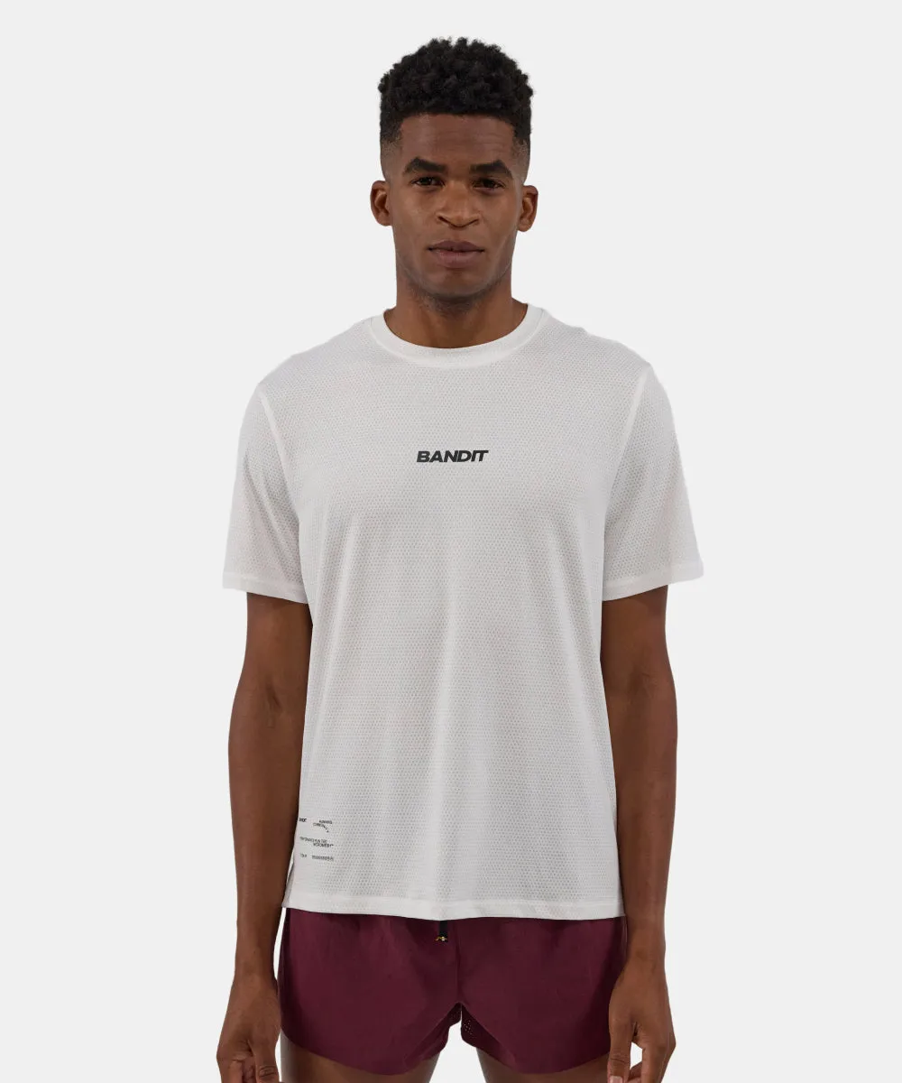 Men's Micromesh™ Run Tee - White sold by Bandit Running product image thumbnail 2
