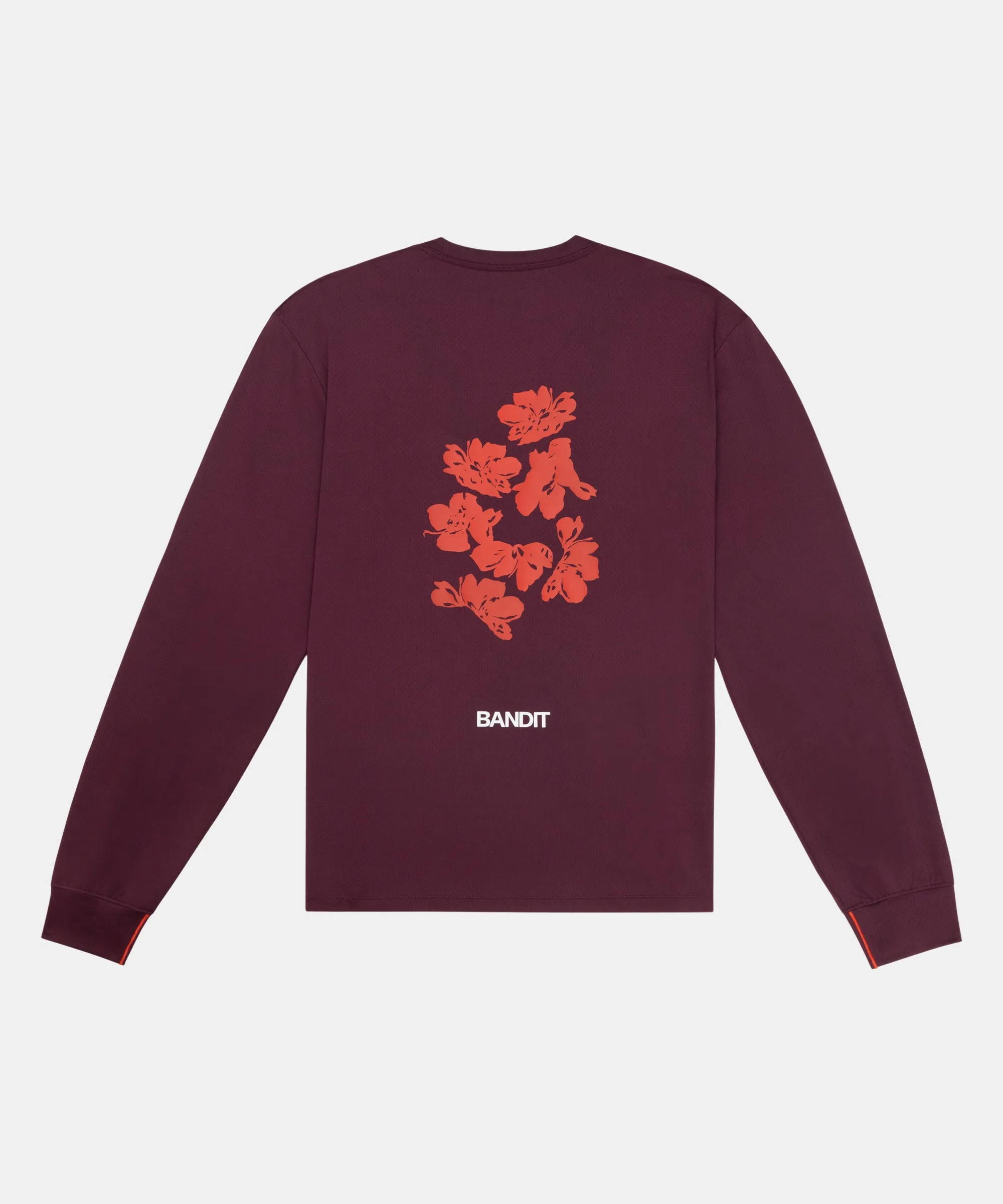 Unisex NanoMesh™ Fleura Long Sleeve - Fig sold by Bandit Running