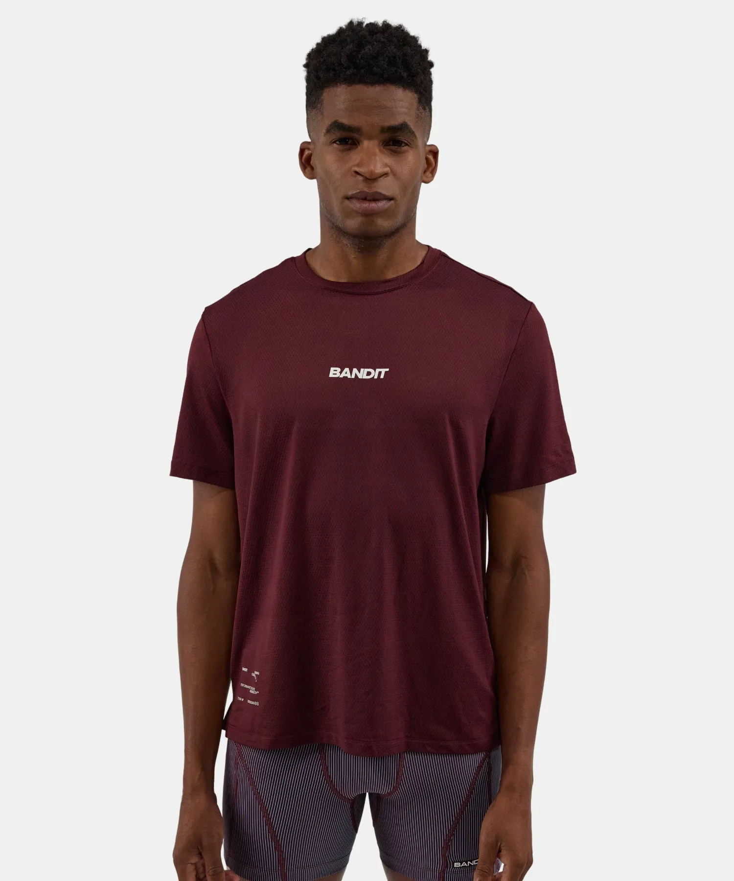 Men's Micromesh™ Run Tee - Fig sold by Bandit Running product image thumbnail 2