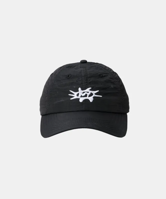 Nylon "Sunburst" Dad Hat - Black sold by Bandit Running