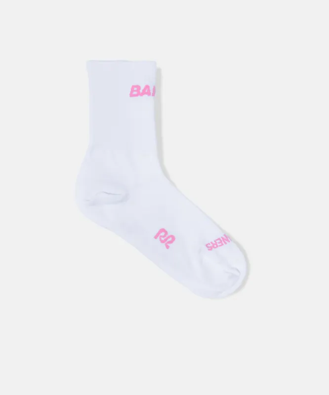 Lite Run™ Socks - White / Mauve (2 Pack) sold by Bandit Running
