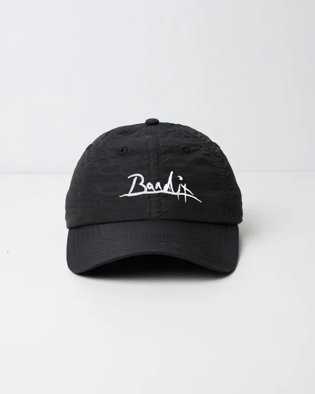 Nylon Signature Bandit Dad Hat - Black sold by Bandit Running