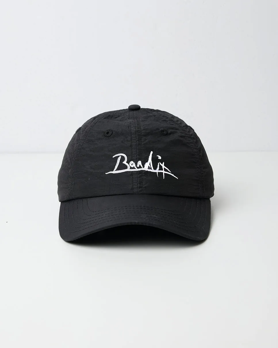 Nylon Signature Bandit Dad Hat - Black sold by Bandit Running