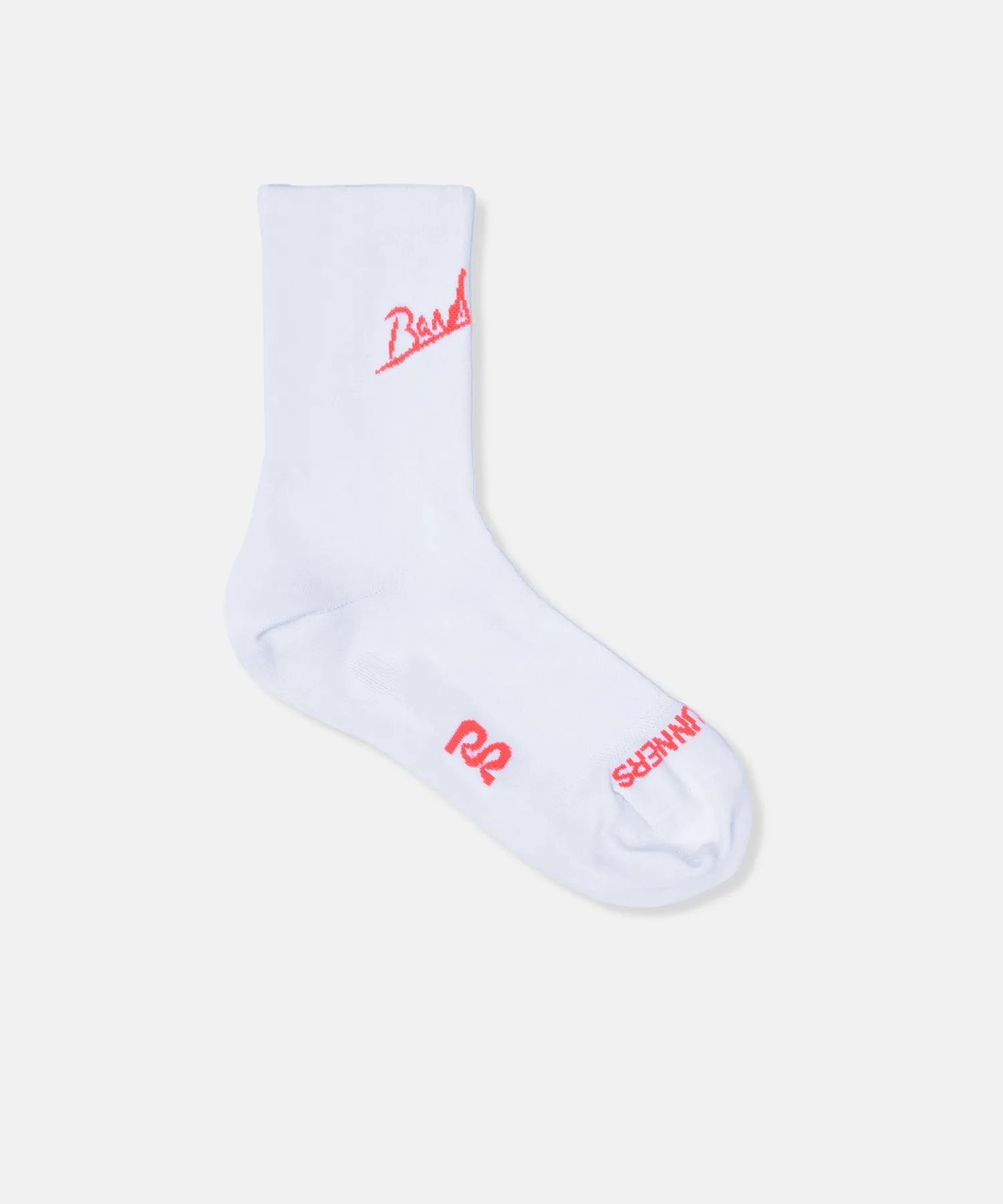 Lite Run™ "Signature" Socks - White / Intense Red (2 Pack) sold by Bandit Running