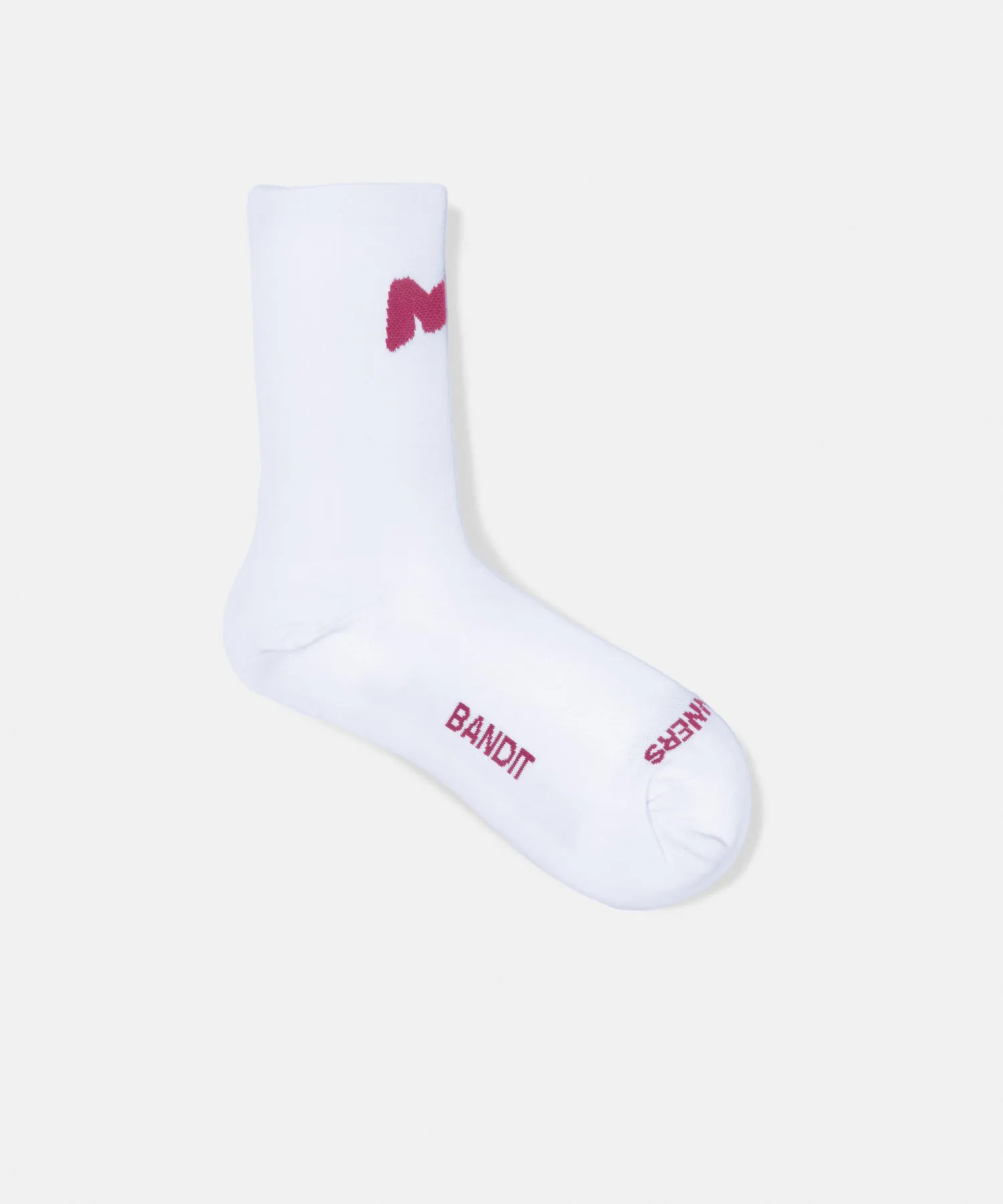 Lite Run™ "Graffiti NY" Socks - White / Berry - (2 Pack) sold by Bandit Running
