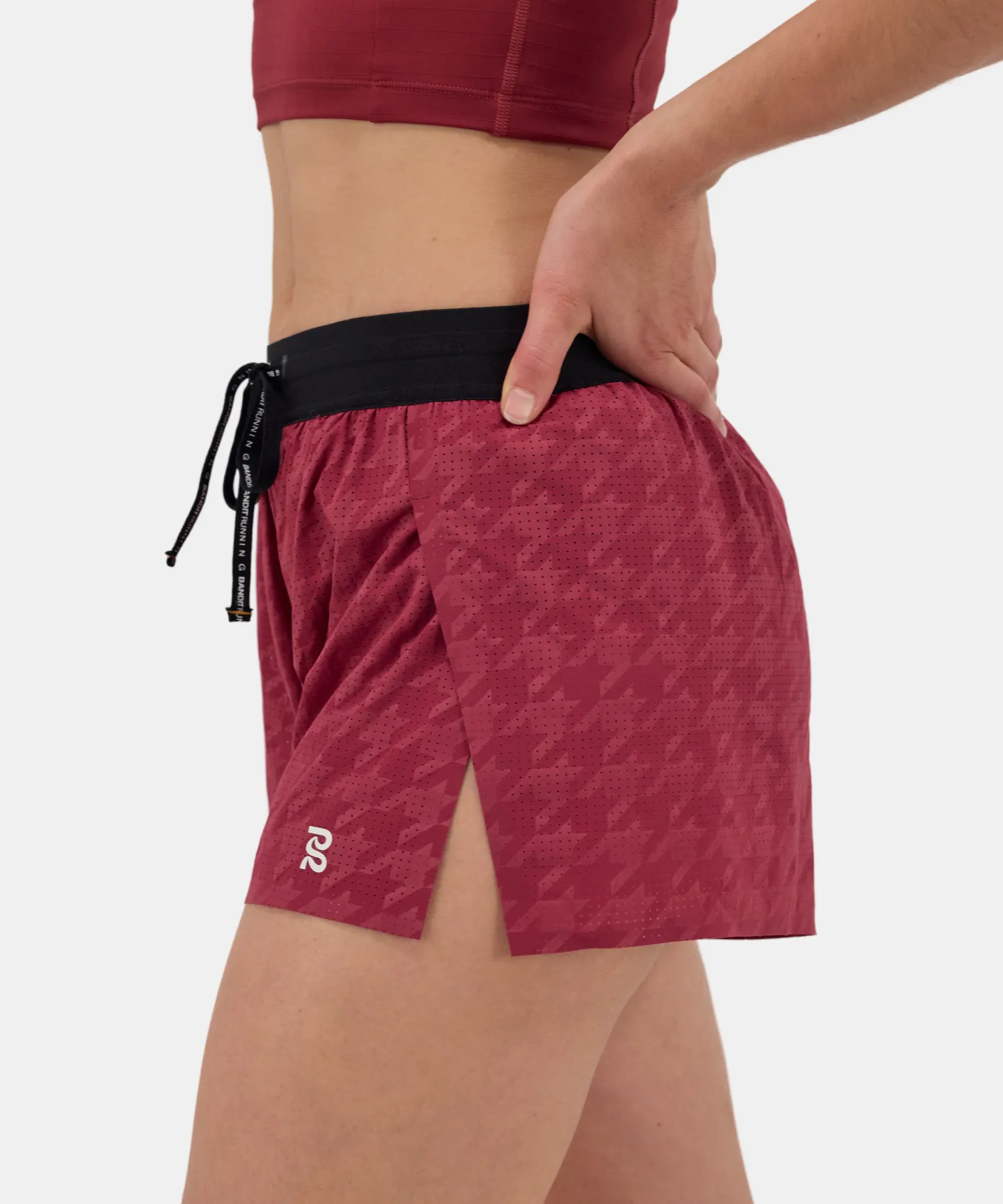 Women's Vento™ 3" Split Short - Berry sold by Bandit Running product image thumbnail 2