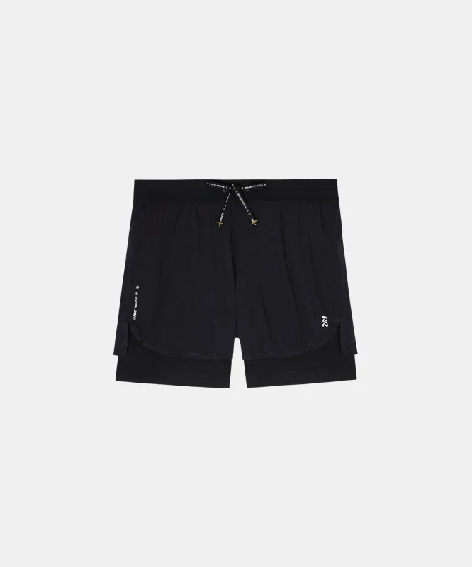 Men's Vento™ 2-In-1 Run Short - Black sold by Bandit Running