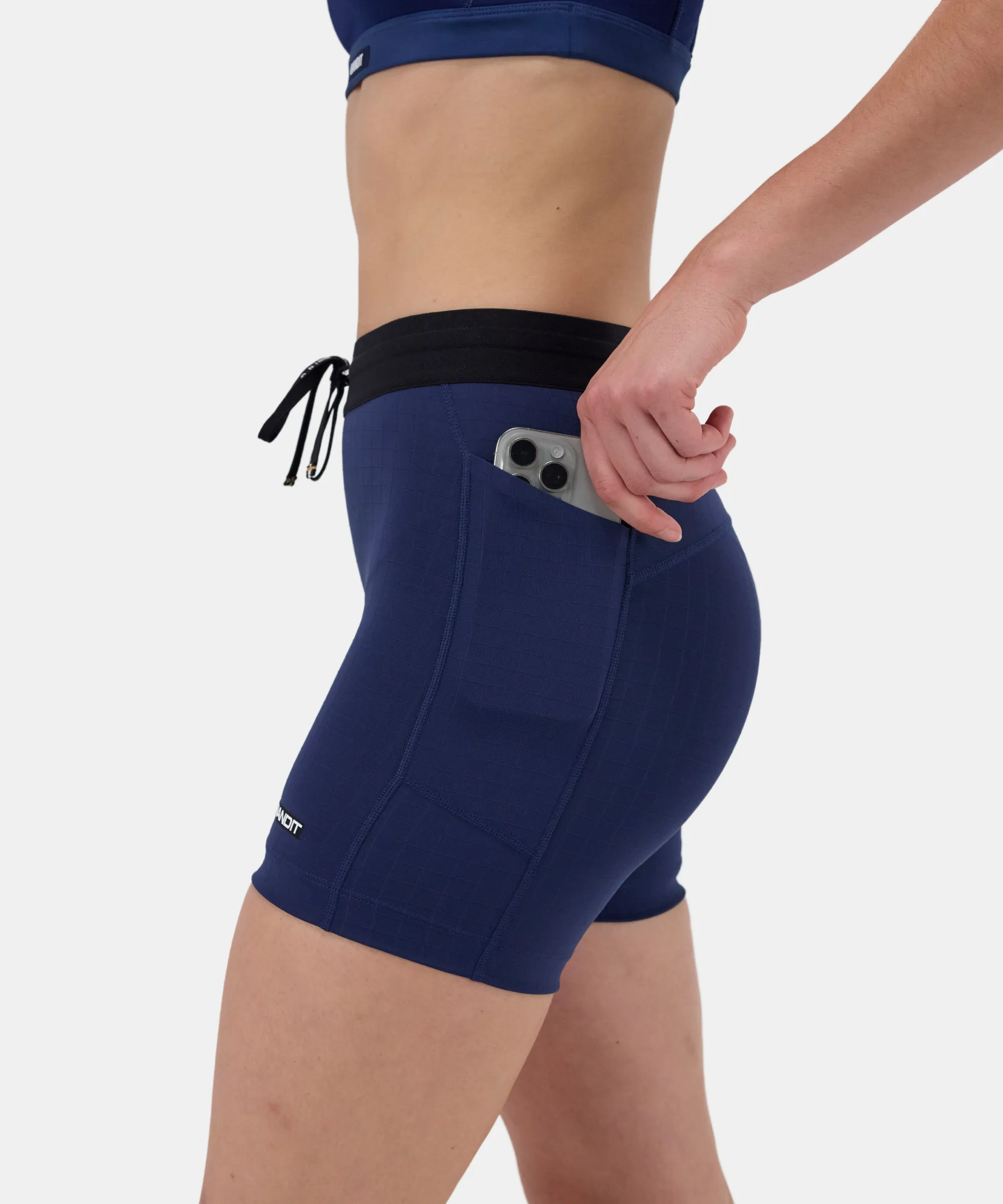 Gridlock™ 5" Compression Short, Women's - NY Navy sold by Bandit Running product image thumbnail 2