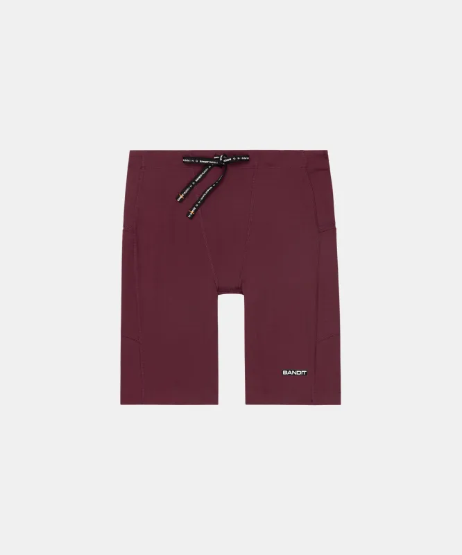 Gridlock™ 7 Pocket Half Tights, Men's - Fig sold by Bandit Running