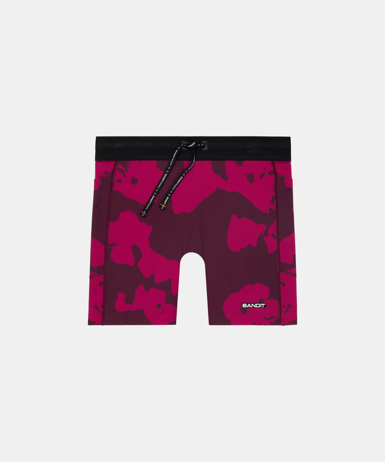 Cadence™ 5" Women's Compression Shorts - Fleura, Fig / Berry sold by Bandit Running