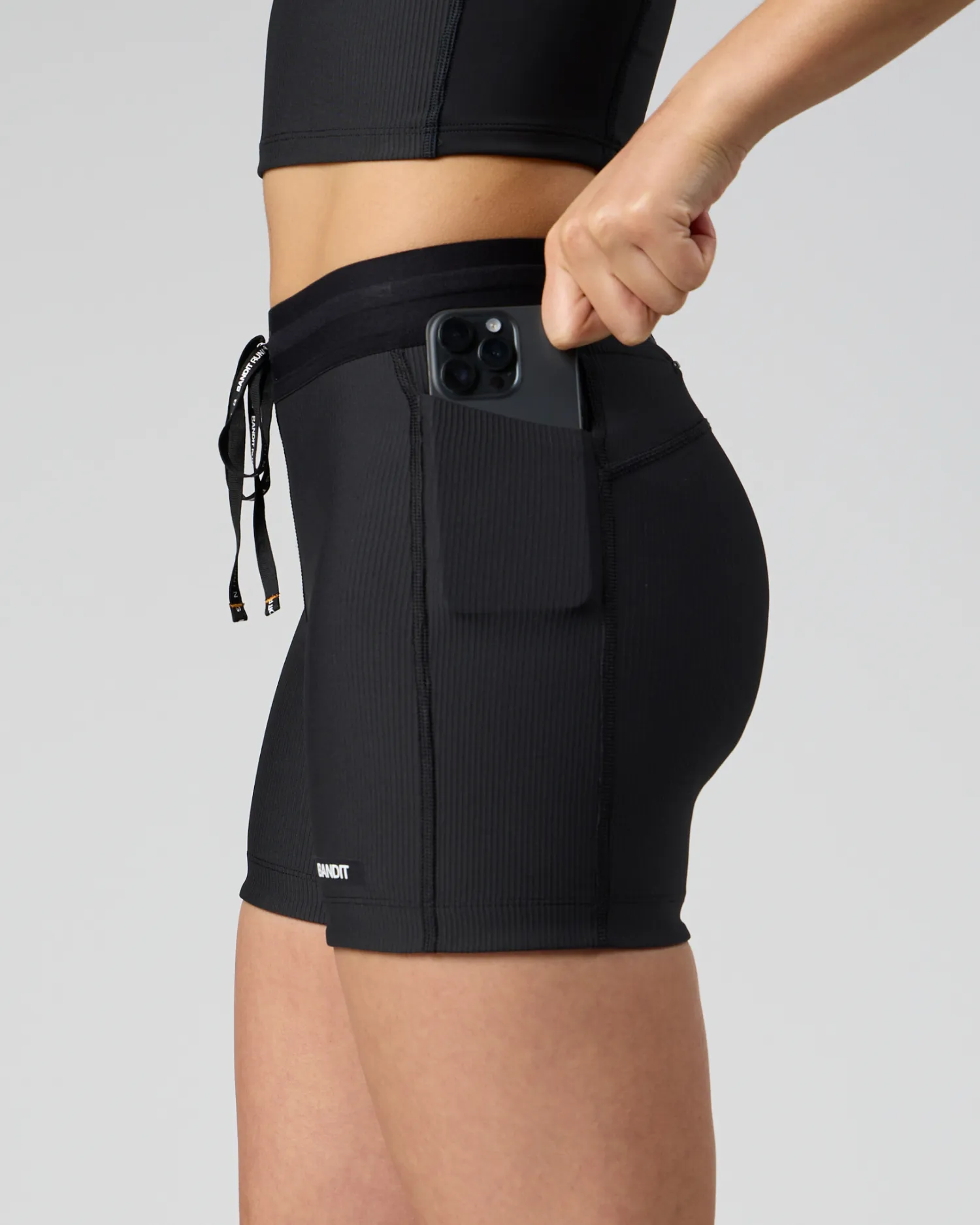 Women's Cadence™ 5" Compression Shorts - Black sold by Bandit Running product image thumbnail 2
