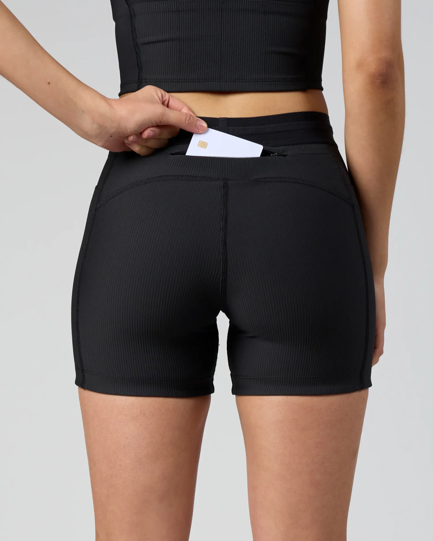 Women's Cadence™ 5" Compression Shorts - Black sold by Bandit Running product image thumbnail 3