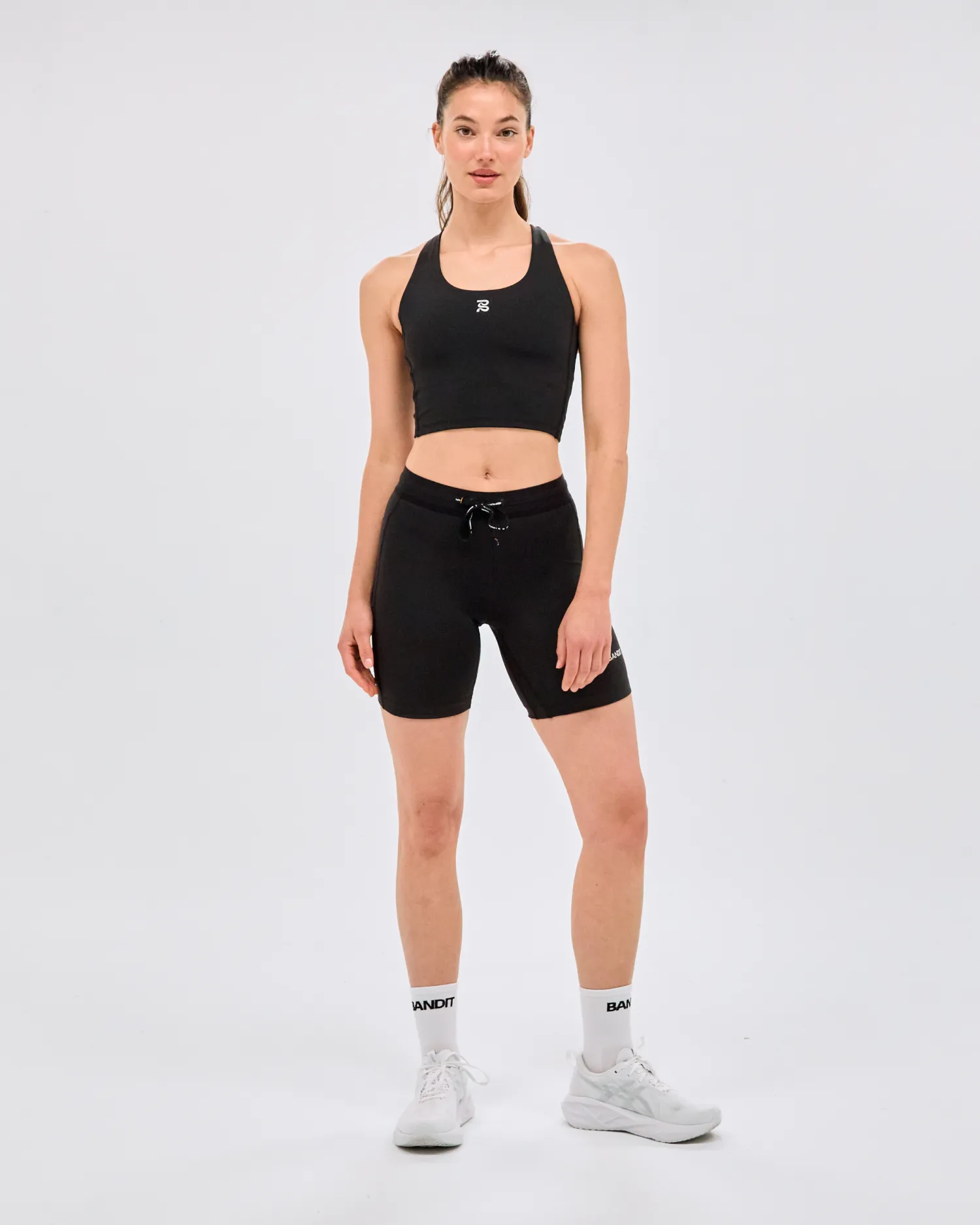 Stamina™ Scoop Neck Race Crop - Black sold by Bandit Running product image thumbnail 5