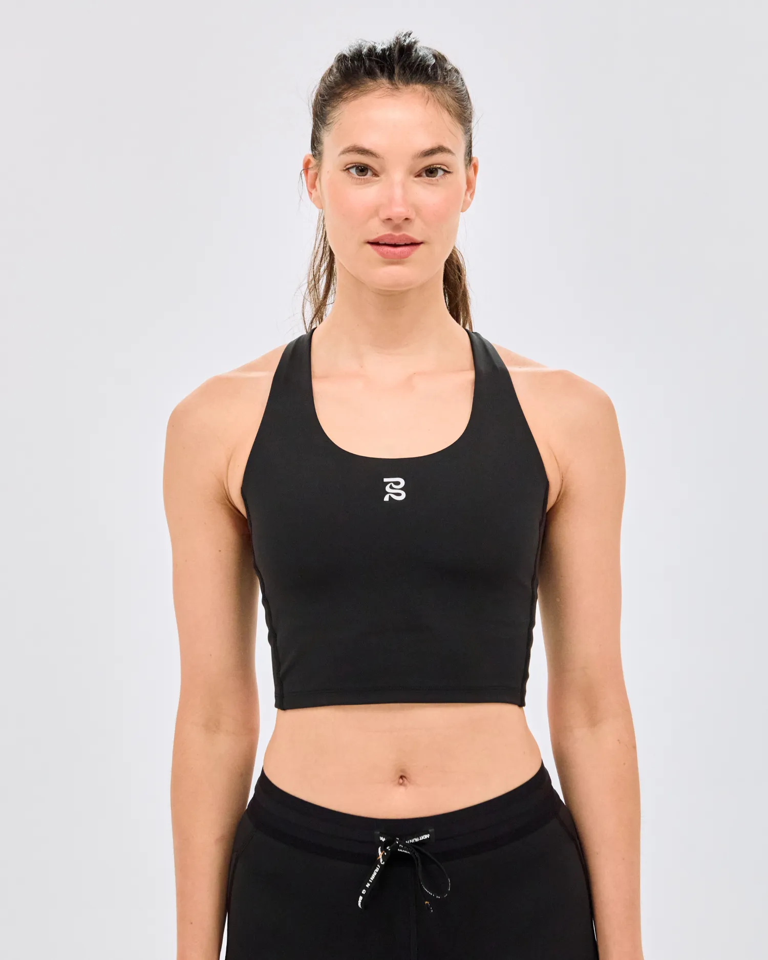 Stamina™ Scoop Neck Race Crop - Black sold by Bandit Running product image thumbnail 4