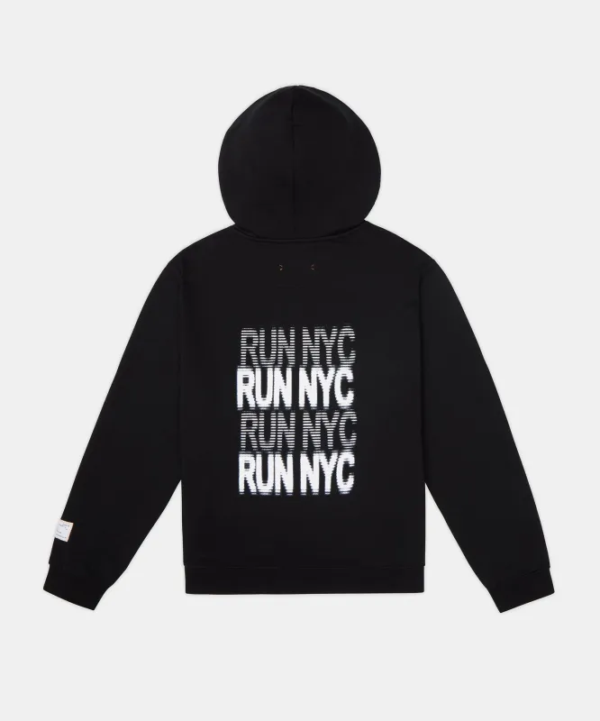 NYCM '25 "Run City" Unisex Cotton Fleece Hoodie sold by Bandit Running